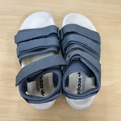 ◎【✨サンダル✨】アディダス サイズ　24.5㎝　adidas　靴　型番　CQ2672　ADILETTE SANDAL　2.0　W　メンズ　レディース　男女　兼用　マジックテープ　カラー　色　白　ホワイト　グレー　灰色　夏　海　普段使い　カジュアル