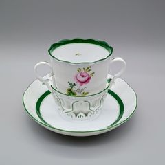 ヘレンド ウィーンのバラ 薔薇 チョコレートカップ＆ソーサー