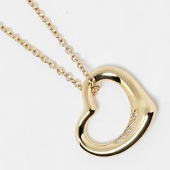 【TIFFANY&Co.】ティファニー オープンハート 4.16g K18イエロ