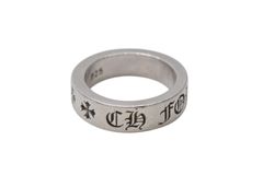 CHROME HEARTS クロムハーツ スペーサーフォーエバーリング 6mm 指輪 10g シルバー925 サイズ15号 美品 中古 4b001508