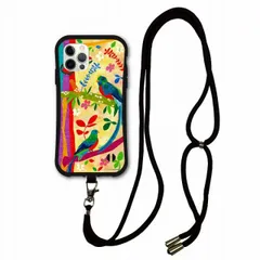 [iPhoneXR(テンアール)] スマホショルダー付 アニマル柄 動物 iPhone15 Pro i-coronケース iPhone 14 Pro 14 Plus 13 12 11 XR スマホケース 肩掛け 斜め掛け スマホ ショルダーストラップ トリ ケ