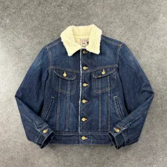 Lee ストームライダー　デニムジャケット ボア襟　丈長 Lee リー ボア ストームライダー デニム ボアジャケット Gジャン 裏