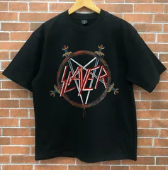 SLAYER ペンタグラムスウェットシャツLサイズ美品 SLAYER ペンタグラムスウェットシャツLサイズ美品