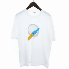 ポールスミス PAUL SMITH Tシャツ カットソー 半袖 プリント コットン 白 ホワイト L ■SM1のサムネイル