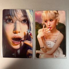 LE SSERAFIM CRAZY yizhiyu サイン会 チェキ サクラ LE SSERAFIM ツアー インスタントフォト サクラ 直筆サイン