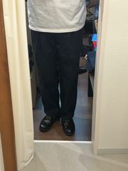 CHAPS チャップス ツータックチノ メンズパンツ チノパン 綿パンツ カジュアルパンツ ネイビー サイズW36L30 裾ダブル A-644