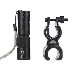 ホルダー付き☆サイクリング &アウトドア USB充電 懐中電灯 led 強力 防水 携帯