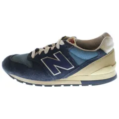 New Balance (ニューバランス) U996TB MADE IN USA スエード ローカットスニーカー ネイビー/ブルー US9.5/27.5cm
