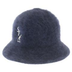 KANGOL (カンゴール) ×WIND AND SEA FURGOLA CASUAL K3017ST ウィンダンシー ファーゴラ カジュアル ロゴ刺繍 バケットハット 帽子 ネイビー