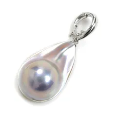 TASAKI タサキ K18WG ホワイトゴールド マベパール ペンダントトップ 4.3g レディース 中古 美品