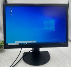 LENOVO ディスプレイ LT2252pwd セパレートTTL 解像度1680x1050 応答速度5ms コントラスト比1000:1ピボット機能 入力端子 VGA DVI DisplayPort 中古モニター