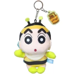 【新品】クレヨンしんちゃん ナリキリアニマルぬいぐるみＫＲ ハチ ぬいぐるみキーホルダー アニメ キャラクター