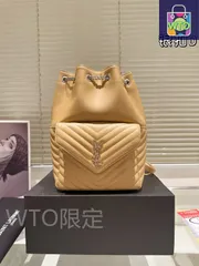 【今日特価】Yves Saint Laurent イヴ・サンローラン バケットバッグ 原?折りたたみギフトボックス付き 小羊皮を使用-WTO輸入1