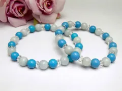 願いで選ぶブレスレット「夢の実現を手助けする」アマゾナイト＆ターコイズ 天然石 パワーストーン / インペリアルオーラ おしゃれ かわいい オシャレ 可愛い プレゼント ギフト 贈り物