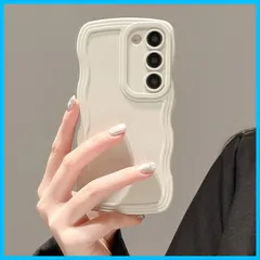 【特価セール】S23 Galaxy FE 5G 用 ケース 多色 カラフルケース Samsung ソフト シリコンケース かわいい ケース 波型ケース ワイヤレス充電対応 女性 UEEBAI 人気 軽量 スマホケース 耐衝撃ケース 落下防止 全面保護携カバー