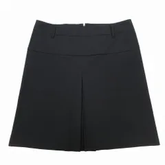 美品✨プラダスポーツ スカート ロゴ刻印ベルト 膝丈 ボックスプリーツ M e1e0da0ed159664ad80eca6a2817c5