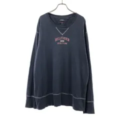 トミージーンズ プリント 長袖 Tシャツ L ネイビー TOMMY JEANS TOMMY HILFIGER ロンT メンズ