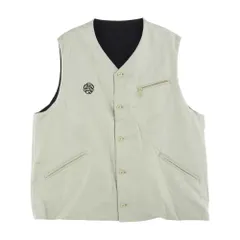 ビズビム ベスト 22AW SPOT 0122405013007 little cloud coffe リトルクラウドコーヒー リバーシブル シルク ベスト 真綿 絹 オフホワイト系 ブラック系 4【中古】のサムネイル