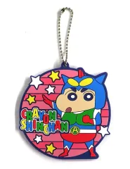 【中古】キーホルダー 野原しんのすけ/ラバーコースターチャーム アクリル＆ラバーこれくしょん 「一番くじ クレヨンしんちゃん ～チョコビがおいしいゾ★～」 G賞