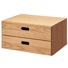 MUJI スタッキングチェスト・ハーフ・引出し・2段 - メルカリ