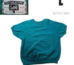 USA製LEEリー半袖スウェットトレーナー　無地