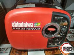 ●【中古】shindaiwa 新ダイワ インバーター発電機 iEG1600M 防音 軽量 50/60Hz 建設機械 動作確認済み