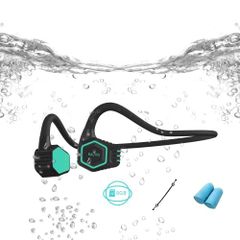 オープンイヤーヘッドフォン、骨伝導設計のRALYIN水中音楽MP3プレーヤー、I