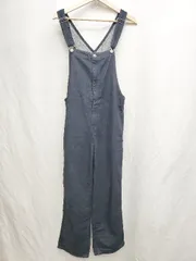 ◇ Θ GLOBAL WORK グローバルワーク デニム オーバーオール サイズF ネイビー レディース P  【1409090027628】