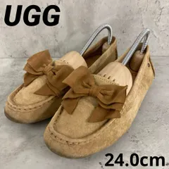 UGG アグ リリアナ スエード モカシンフラット 24.0cm ★ ■■