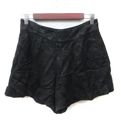 ボディドレッシングデラックス BODY DRESSING Deluxe ショートパンツ ハーフ レース 38 黒 ブラック /YIのサムネイル