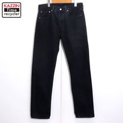 00s Levi's 501 ブラック デニムパンツ メンズ XLサイズ相当 ビッグサイズ オーバーサイズ