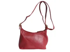 【お得なクーポン配布中!】 オールドコーチ 本革 レザー ミニ ショルダー バッグ 赤 COACH レザーバッグ コーチ レディース 小ぶり 斜め掛け 肩掛け レアカラー レッド