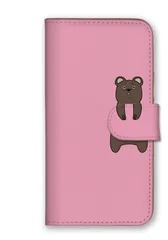 Xperia 1 VII SO-51F SOG15 A501SO ケース 手帳型 エクスペリア 1 7 スマホケース リボンつき 動物 猫 犬 ヤギ ウサギ 牛 くま パンダ 困り顔  可愛い キャラクター しまりがない カラー03