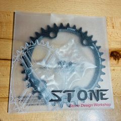 【未使用】 STONE 36T BCD110×4アーム ナローワイド チェーンリング 1枚 フロントシングル ストーン シクロクロス グラベル ヒルクライム