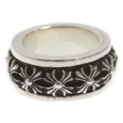 CHROME HEARTS (クロムハーツ) RING SPINNER CHX スピナーCHX クロス シルバーリング 23.5号のサムネイル