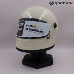 ZEALOT　NVロードレーサー2　CARBON HYBRID WHITE/BLACK　Lサイズ　NVC0017　フルフェイスヘルメット