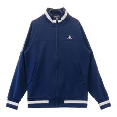 サイズ：L LE COQ GOLF ルコックゴルフ  ジップ トラックジャケット  ネイビー系 [240101485084] ゴルフウェア メンズ ストスト