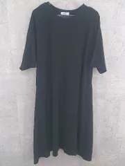 ◇ niko and... ニコアンド 半袖 膝丈 ワンピース ブラック レディース 【中古】 【1002799335638】