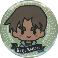 【中古】バッジ・ピンズ 服部平次 缶バッジ 「セガ ラッキーくじONLINE 名探偵コナン ～ゆるこれ～」 E賞-4