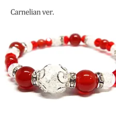 天然石 パワーストーン ブレスレット 愛され女子に きらきら カーネリアン