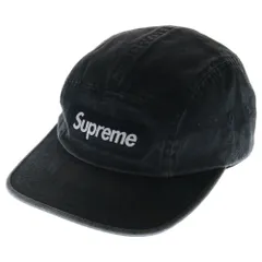 SUPREME (シュプリーム) 25SS WASHED CHINO TWILL CAMP CAP ボックスロゴ ツイル キャンプキャップ ブラック