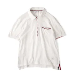 2025年最新】THOM BROWNE メンズ ポロシャツの人気アイテム