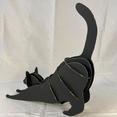 ダンボール工作キット　黒猫C5