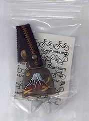 ☆新品未使用「送料込」色々取り付けられるお守りベル//赤富士⑳//Chari-bura チャリブラ//r100