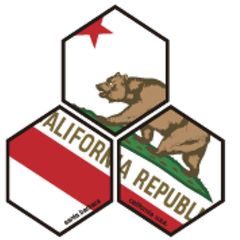 チャンネルアイランド (CHANNEL ISLANDS) ヘックスヘクサカリフォルニアステッカーー108mmーCI STICKER DFR CALIFORNIA　激安 位置 ボンド フィッシュ アキャンプスノ限定 レア 今だけお得安 値下げ サーフィンウェッボ