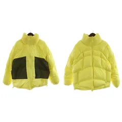シュプリーム SUPREME 22AW Reversible Featherweight Down Puffer Jacket リバーシブル ダウンジャケット アウター CORDURA コーデュラ  メッシュポケット M 黄色 イエローのサムネイル