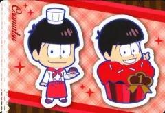 【中古】食玩 ステッカー・シール No.07 おそ松 キャラクターシール(パティシエ＆カップケーキおそ松さん) 「おそ松さん シールウエハース その2」