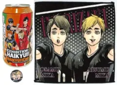 【中古】雑貨 宮治＆宮侑 「ハイキュー!!展 ハイキュー!!缶(缶＆プチタオル＆缶バッジセット)」