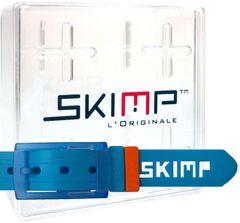 SKIMP シリコンラバーベルト メンズ レディース ゴム ゴルフ スノボ 防水  長さ約135cm 幅約3.4cm スキンプ【水色 アジュール】
