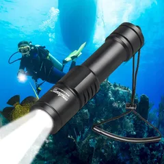 【数量限定】ダイビングライト水中ライト D520 プロ仕様超高輝度水中懐中電灯150メートル ORCATORCH 1000ルーメン防水ダイビングストームトルーパーダイビングライトダイビング懐中電灯